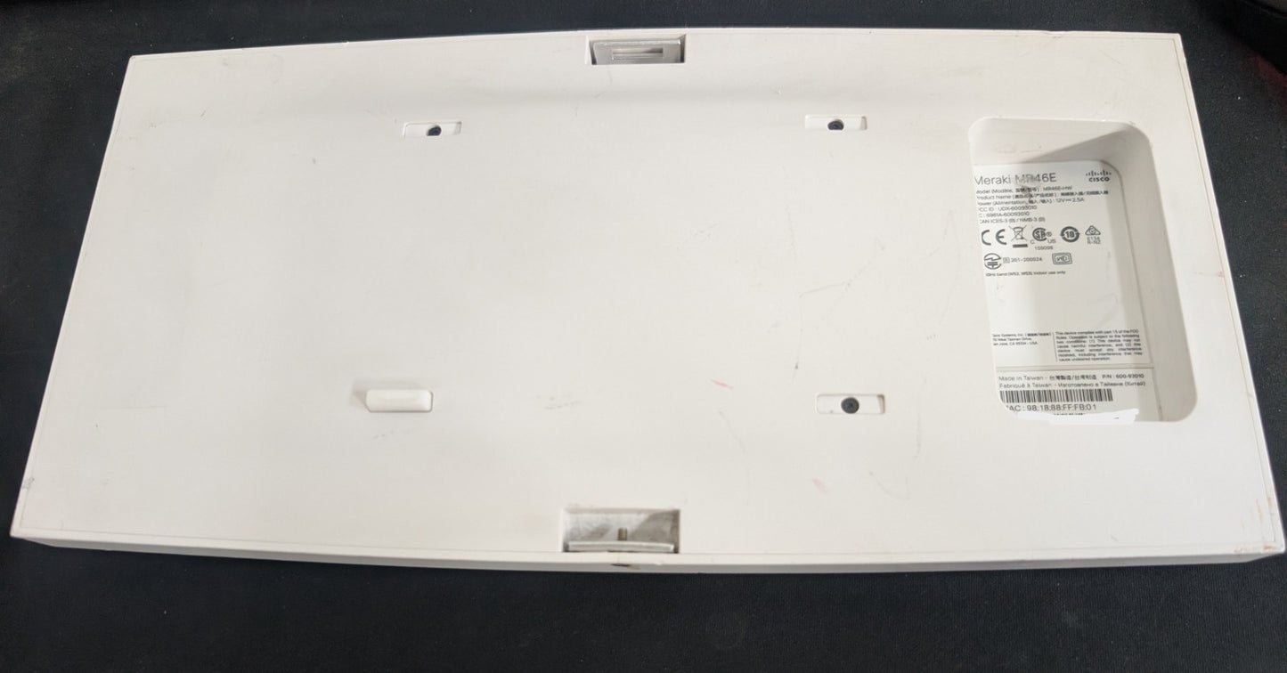 Cisco Meraki MR46E-HW Wi-Fi Access Points Unclaimed NO ANTENNA UNIT ONLY