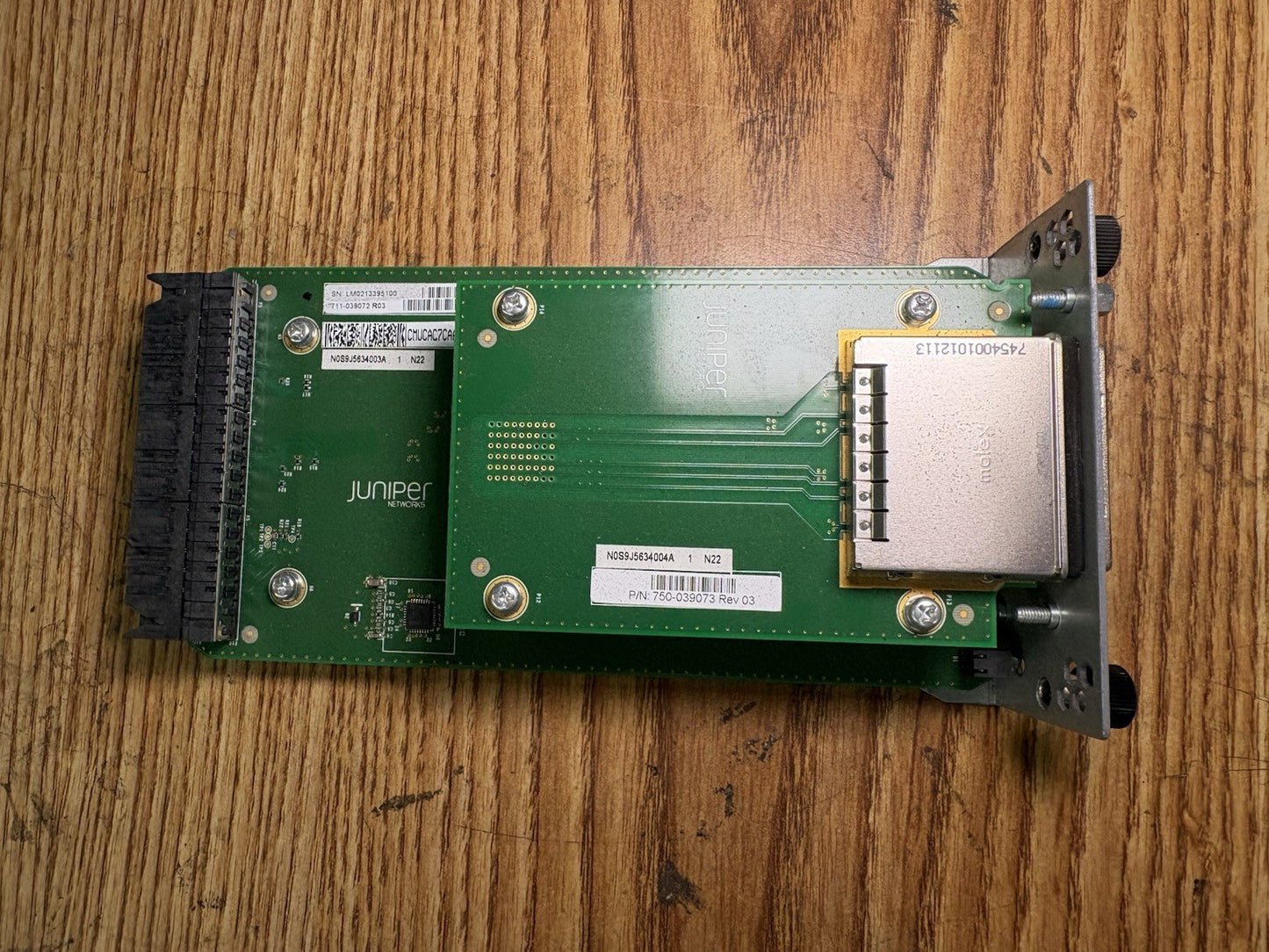 Juniper EX4550-VC1-128G 2 Port Virtual Chassis Module for Juniper EX4550