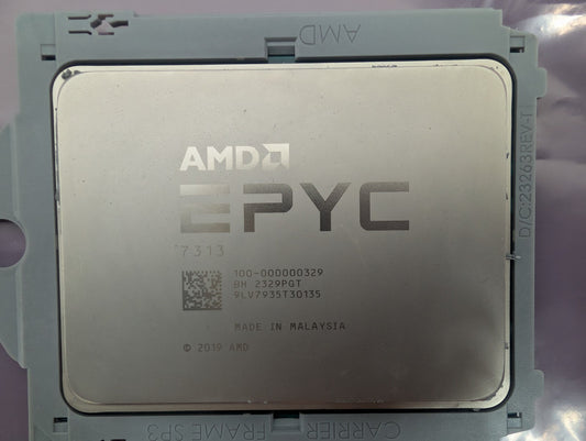 AMD EPYC 7313 3.0GHz 16-Core 128MB Cache 3200MT/s 155W Processor 100-000000329