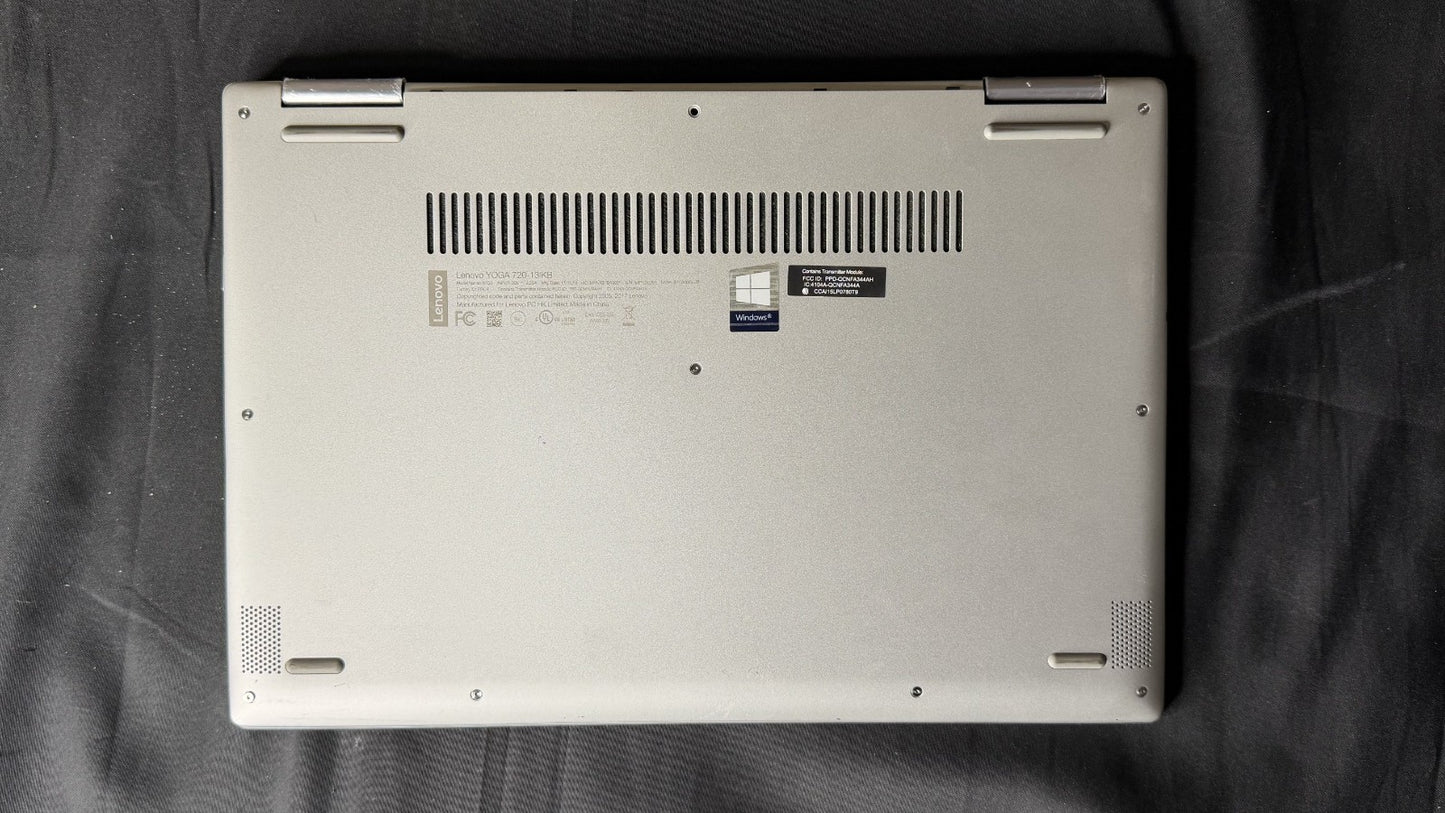 LENOVO YOGA 720-13IKB | I5-8250U | 8GB RAM | 256GB| 81C3-| NO OS 60-70% battery