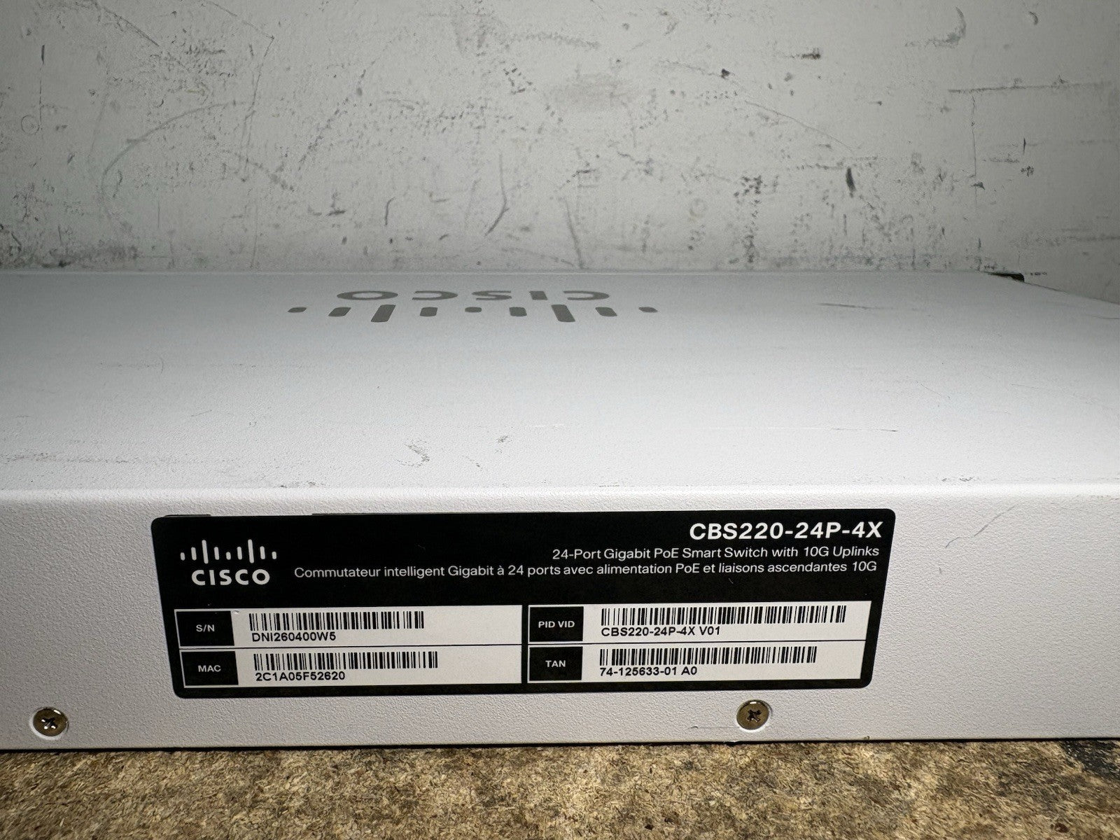 Cisco CBS220-24P-4X Eligible Switch 24 Port Gigabit PoE