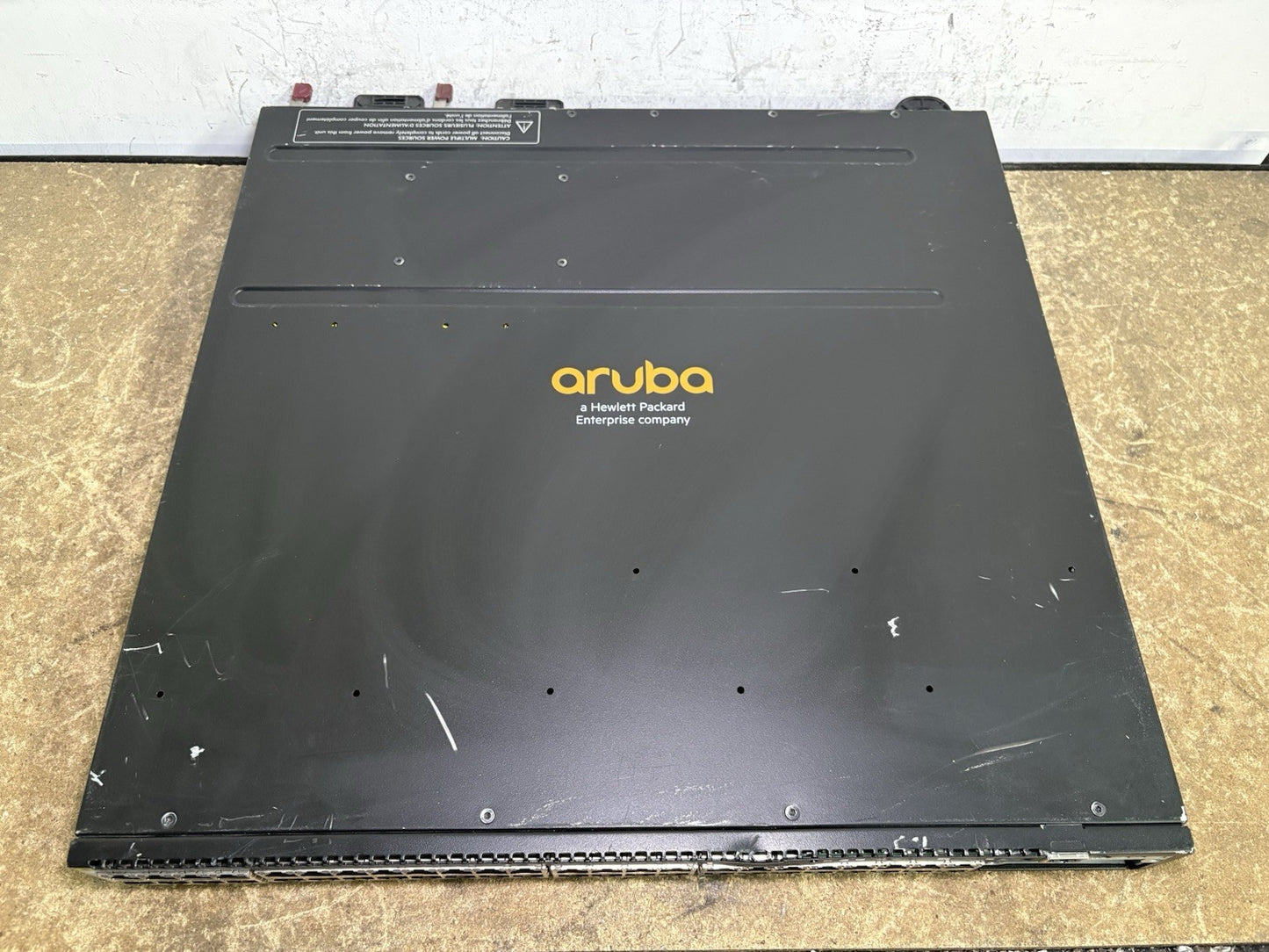 Aruba JL076A 3810M 40G 8 HPE Smart Rate PoE+ w/ JL084A Stacking Module*Cosmetic