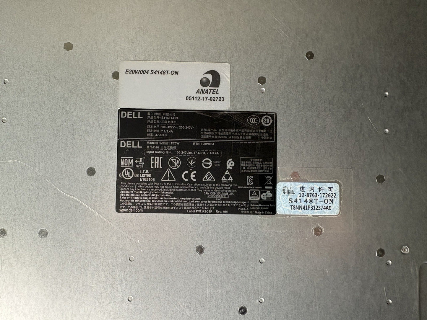 Dell PowerSwitch S4148T-ON 48-Port 10GbE 4x100GE QFSP+ Network Switch *READ*