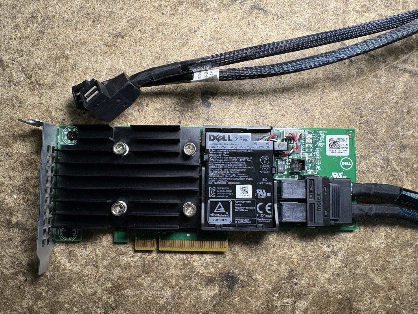 Dell 01M71J PERC H740P 8Gb PCI-E RAID Controller & 09MHYN