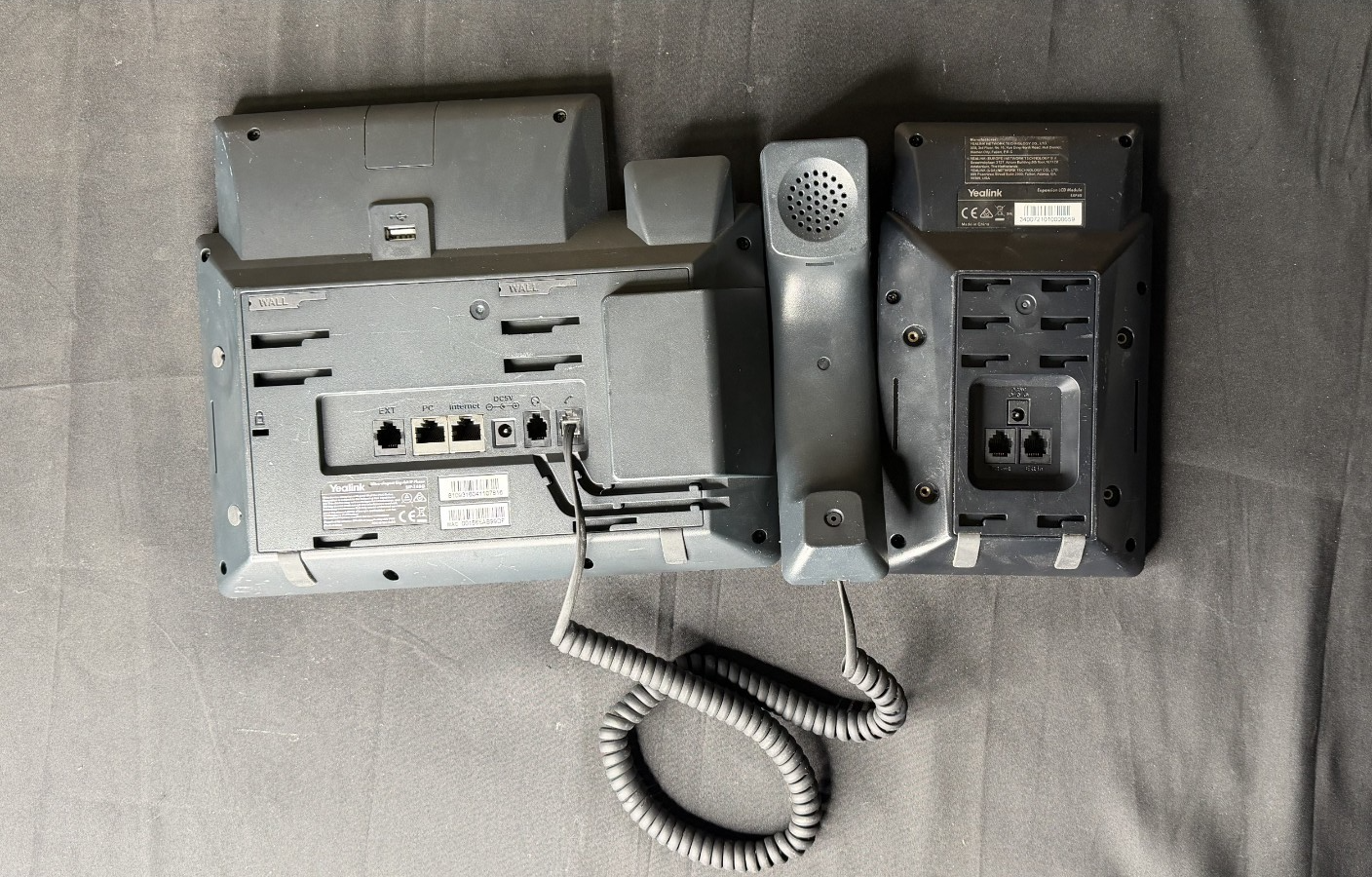 *Lot Of 2* Yealink SIP-T48G Gigabit IP Phone - Black- *Comes With extension*