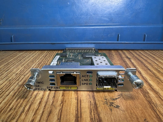 Cisco EHWIC-1GE-SFP-CU Gigabit Ethernet + SFP WAN Card