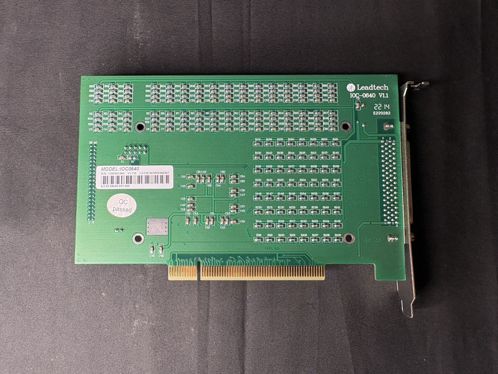 LeadTech IOC0640 Motion Controller Card
