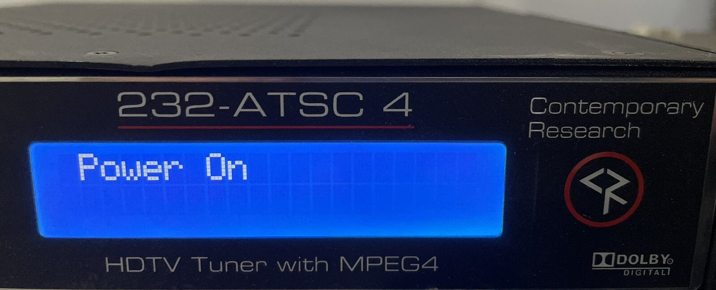 Contemporary Research 232-ATSC 4 HDTV MPEG4 Tuner W/ Power Supply