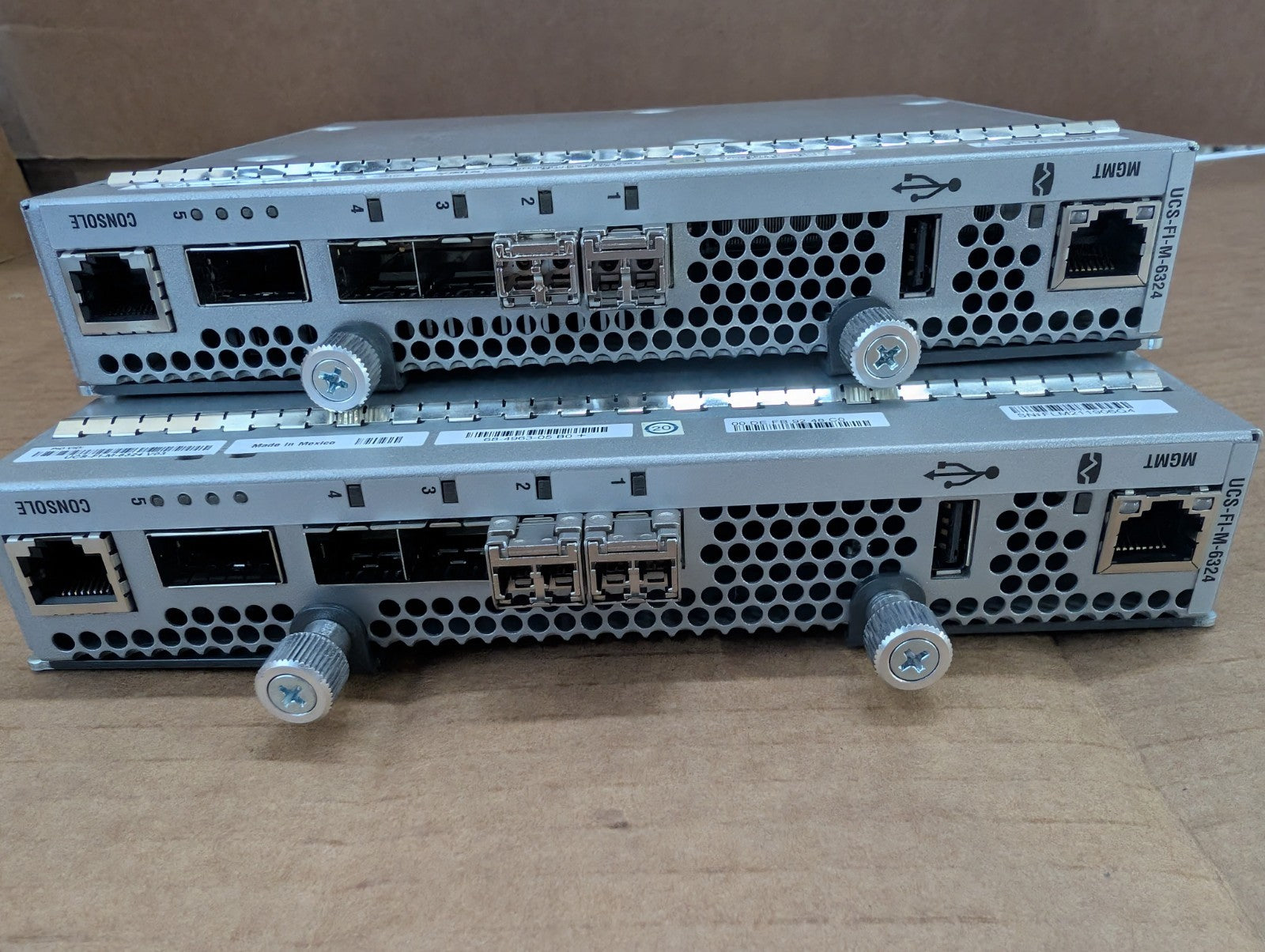 LOT OF 2 UCS-FI-M-6324 CISCO Fabric Interconnect Switch Module