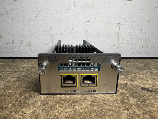 Genuine Cisco C3KX-NM-10GT Two 10GB-T ports network module