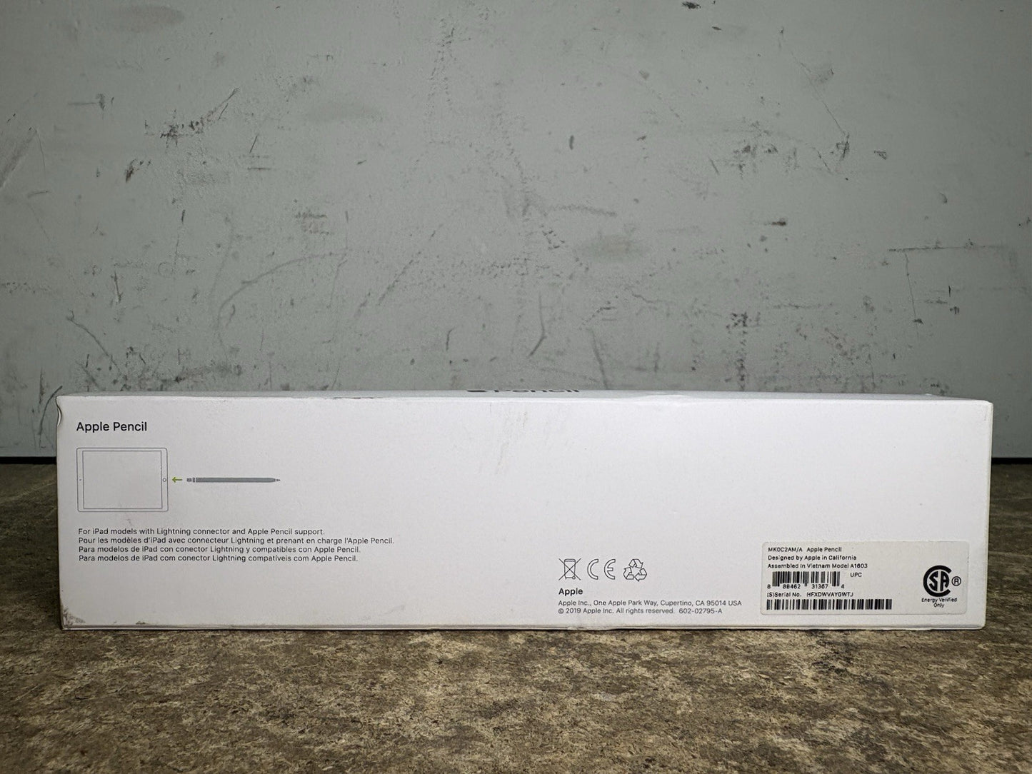 Open Box - Apple Pencil 1st Gen A1603 MK0C2AM/A For iPad 6th - 9th + Pro