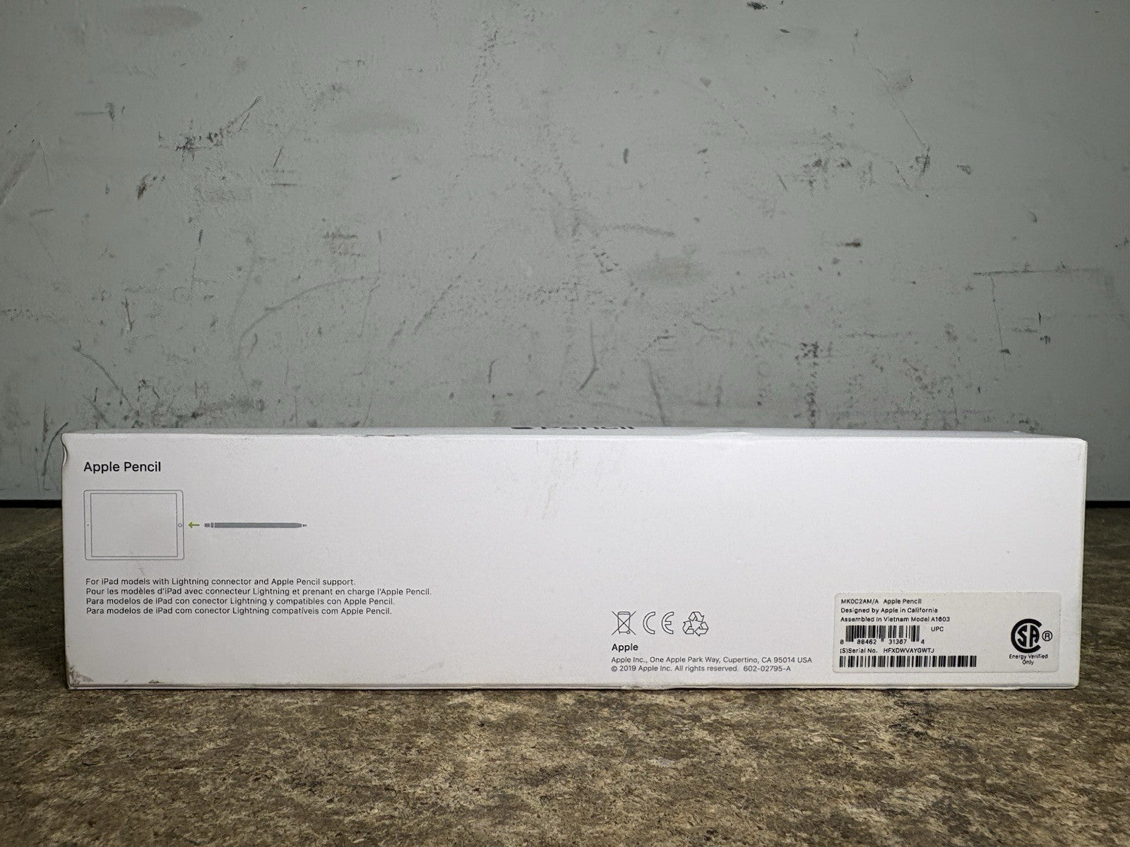 Open Box - Apple Pencil 1st Gen A1603 MK0C2AM/A For iPad 6th - 9th + Pro