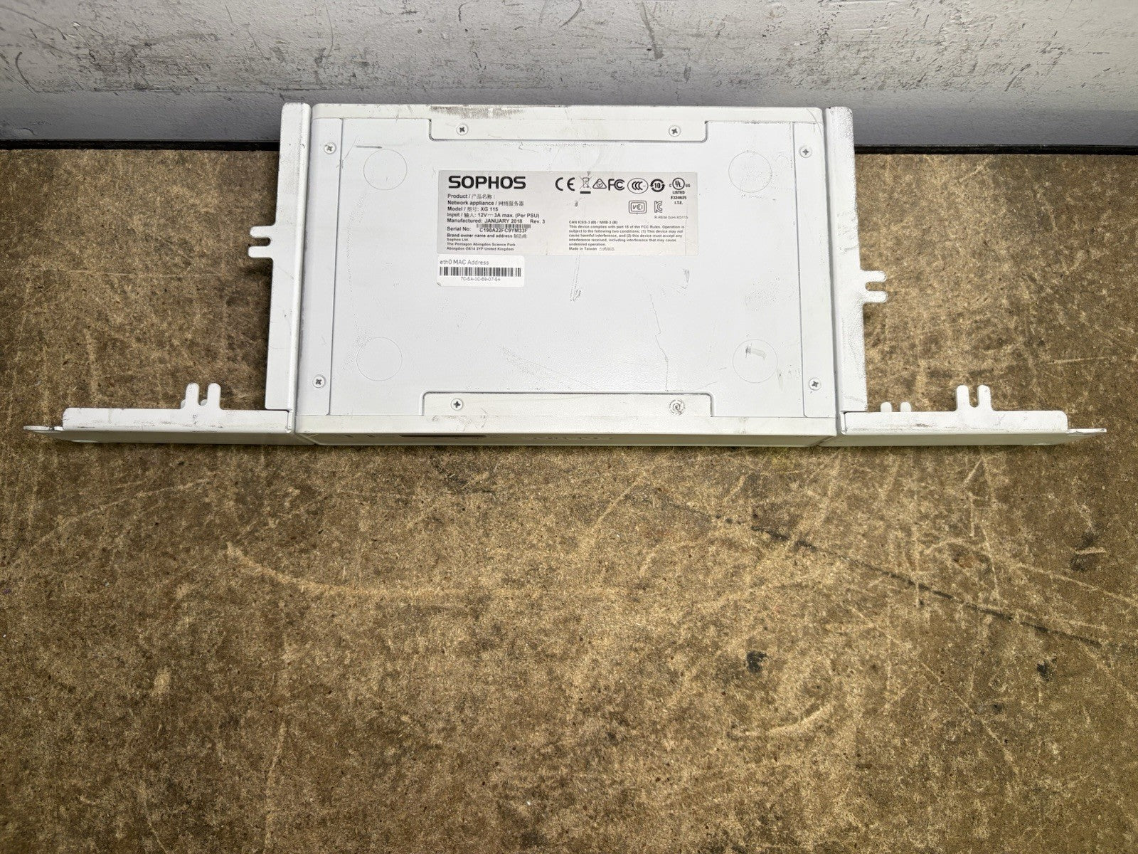 Sophos Network Appliance XG 115 Firewall