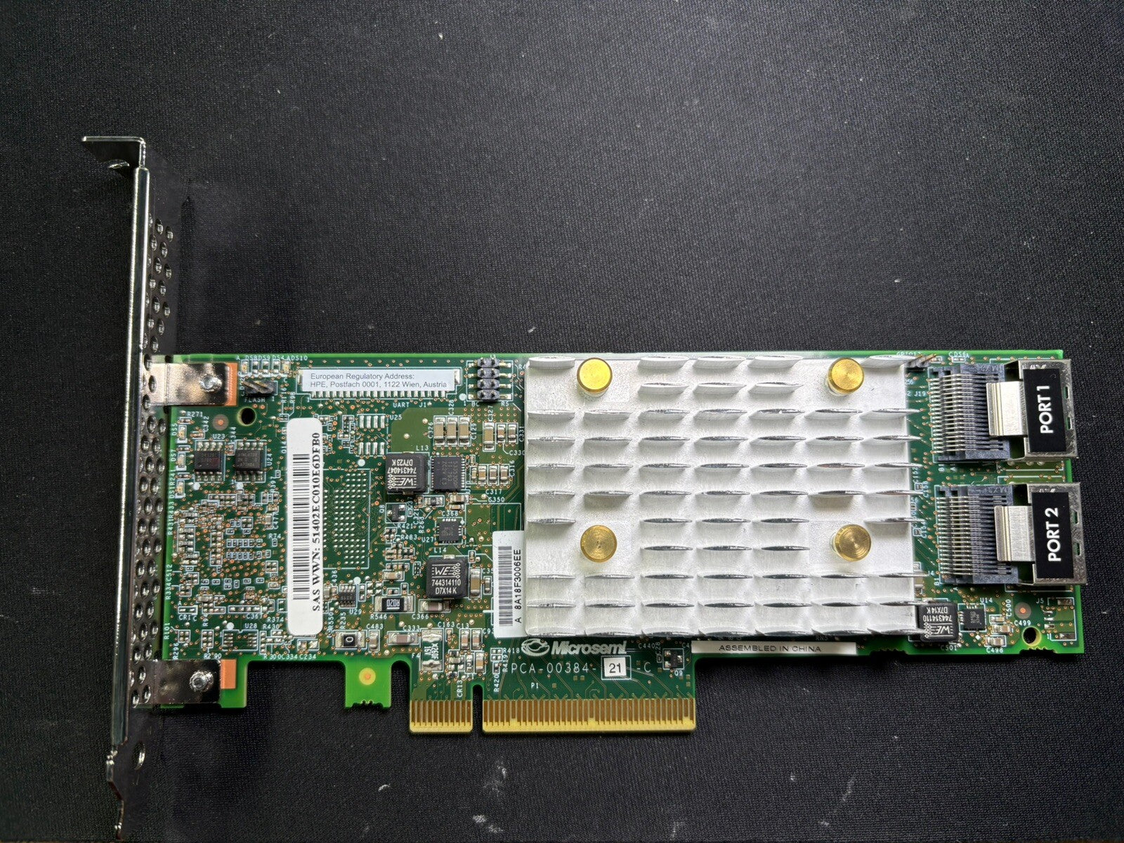 HPE 836266-001 Smart Array E208i-P SR Gen10 12G SAS Raid Controller Full Bracket