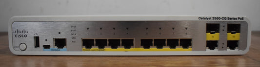 Cisco Catalyst 3560-CG Series POE Network Switch WS-C3560CG-8PC-S FULLY TESTED