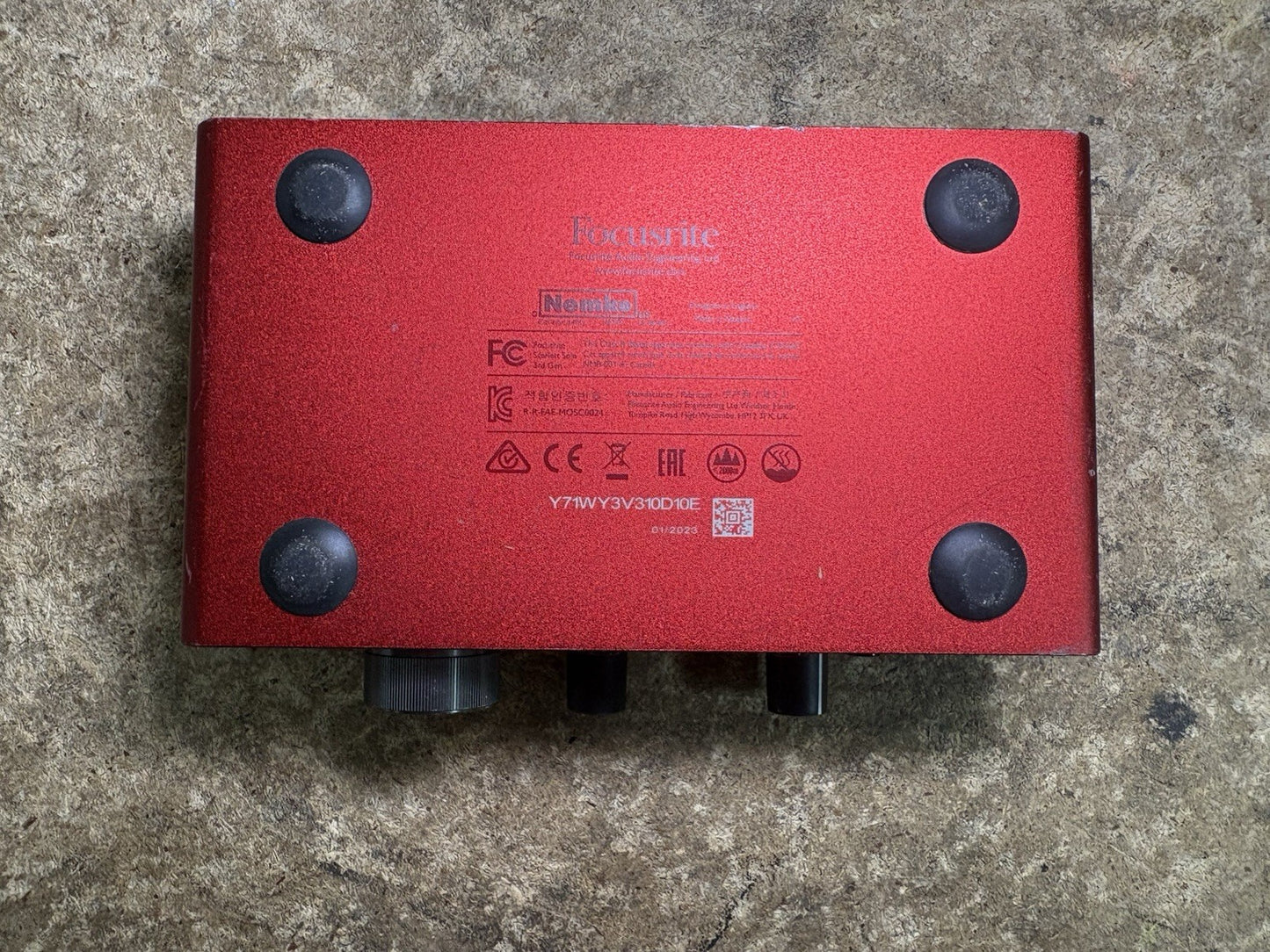 FOCUSRITE SCARLETT SOLO 3rd Gen USB audio interface Recording Device 