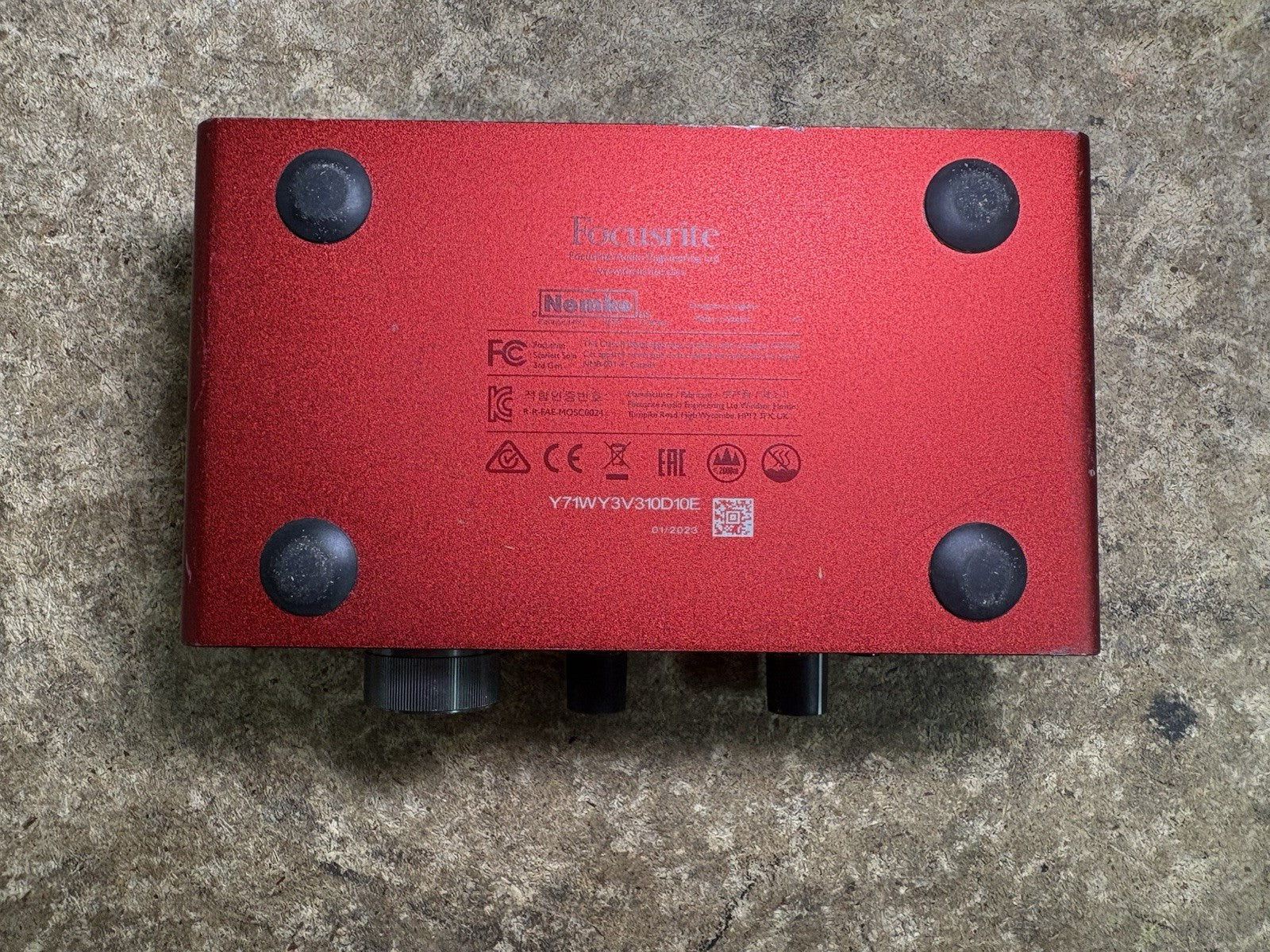 FOCUSRITE SCARLETT SOLO 3rd Gen USB audio interface Recording Device 
