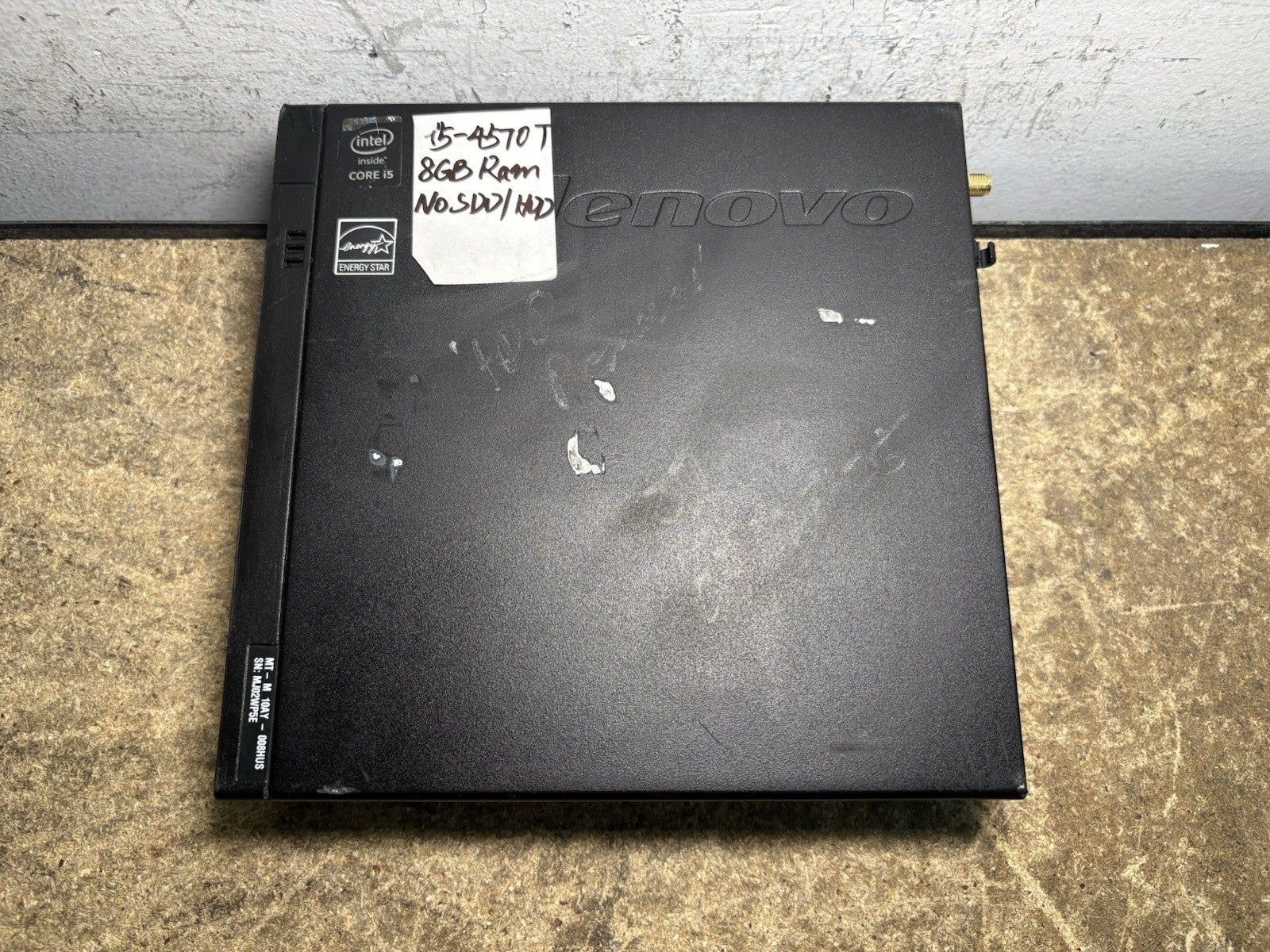 Lenovo ThinkCentre M73 Tiny Intel Core i5-4570T 8GB NO OS/Adapter/Antena/SDD