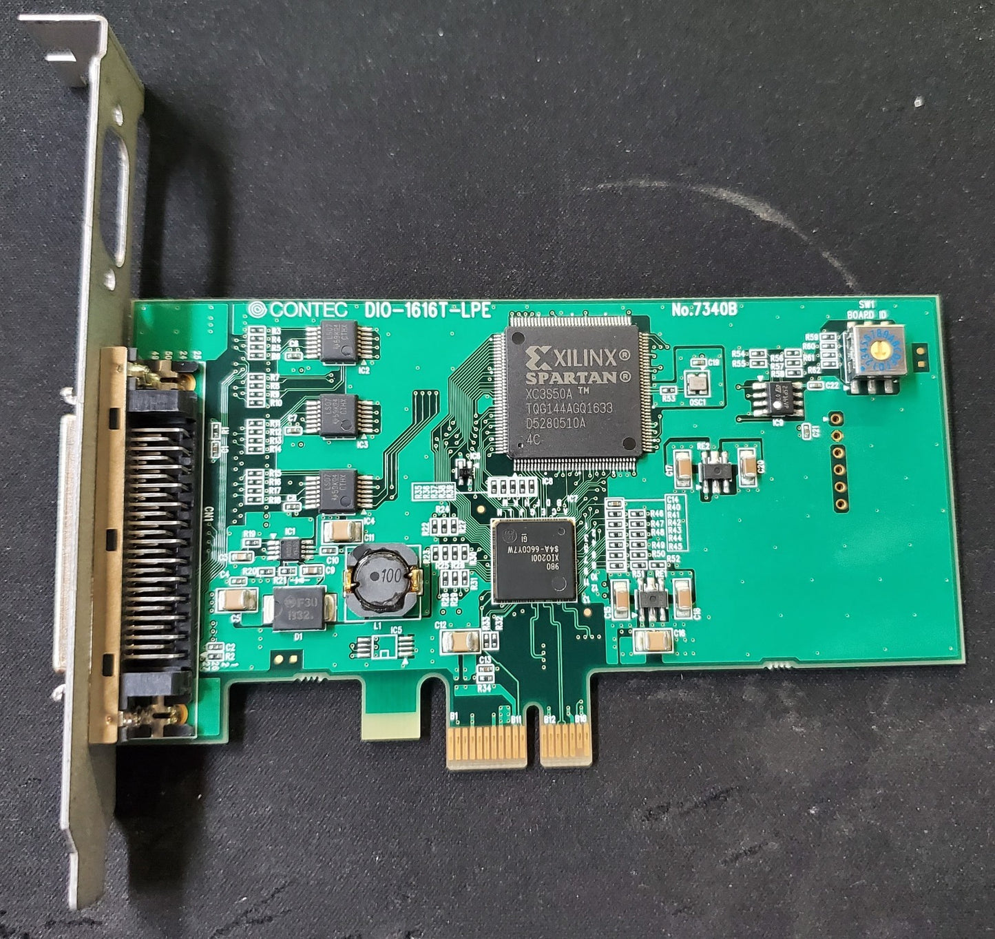 Contec DIO-1616T-LPE 16 Channel Digital I/O Low Profile PCI Express Card *Used*