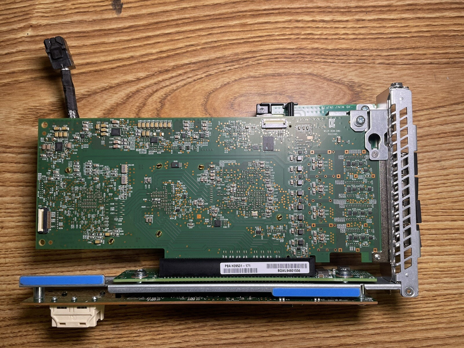 Emulex Quad Port Fiber Channel Card with 4 x SFP Modules EMC PN: LPE16304-M-E
