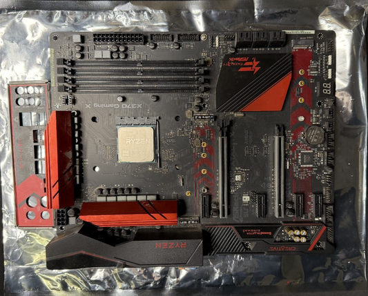 AMD ASROCK  X370 Gaming FATAL1TY AM4 Motherboard Combo & RYZEN 7 1700X