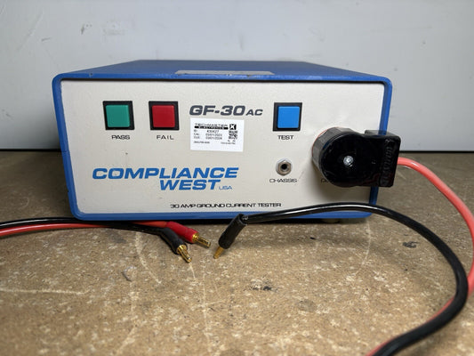 Compliance West GF-30AC 30A Ground Safety Tester
