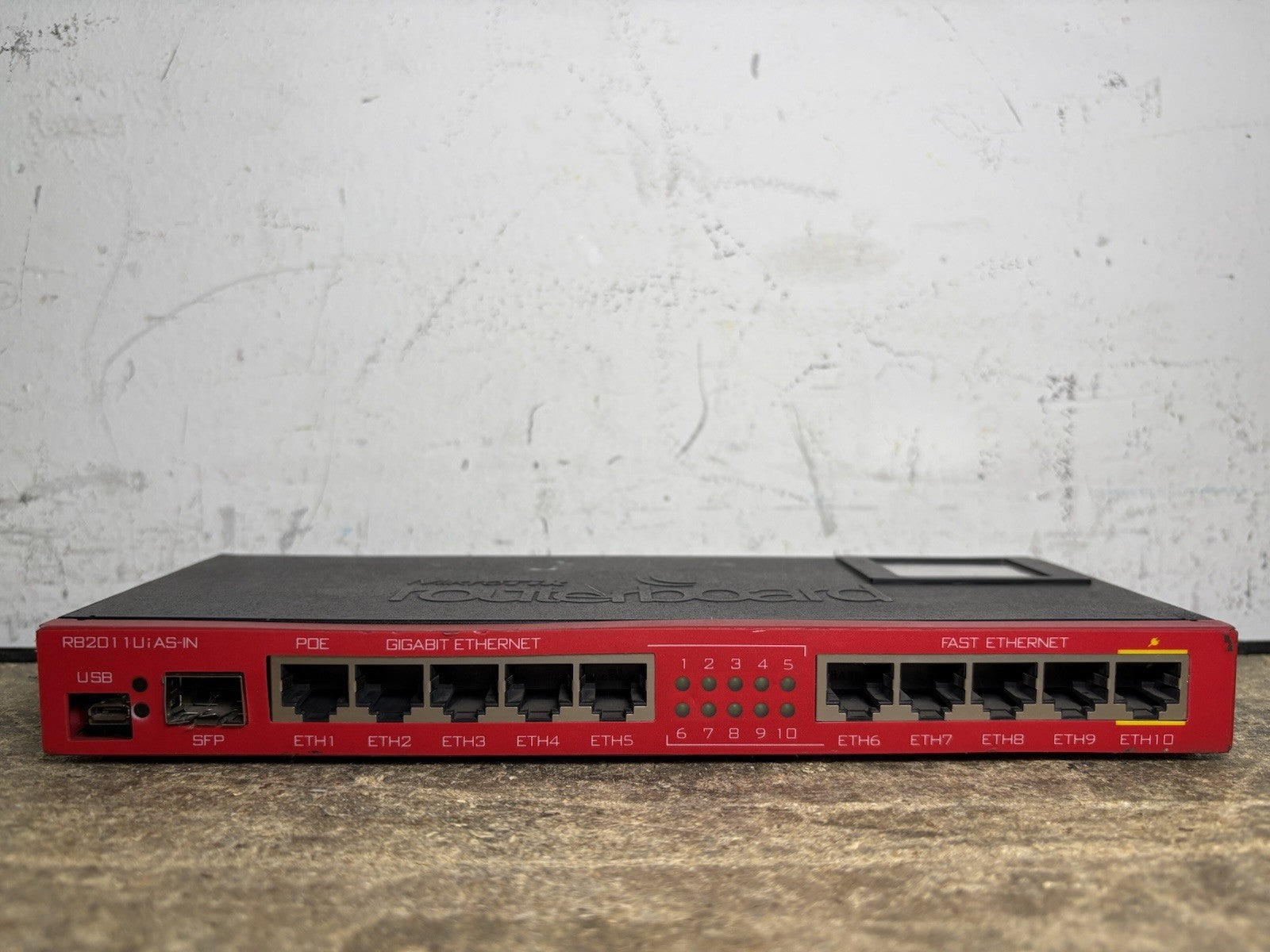MIKROTIK ROUTERBOARD ROUTER RB2011UiAS-IN - NO POWER CORD INCLUDED