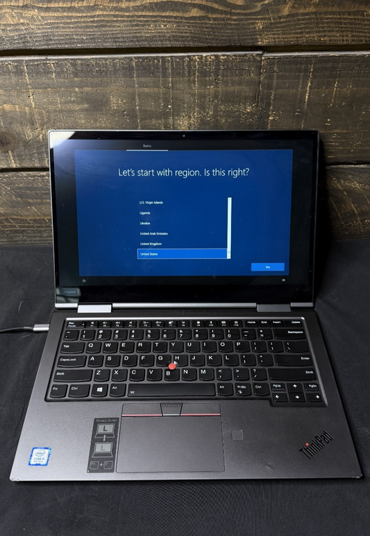 Lenovo ThinkPad X1 yoga gen 4, i5-8265U 16GB RAM 512GB SSD WIN 10