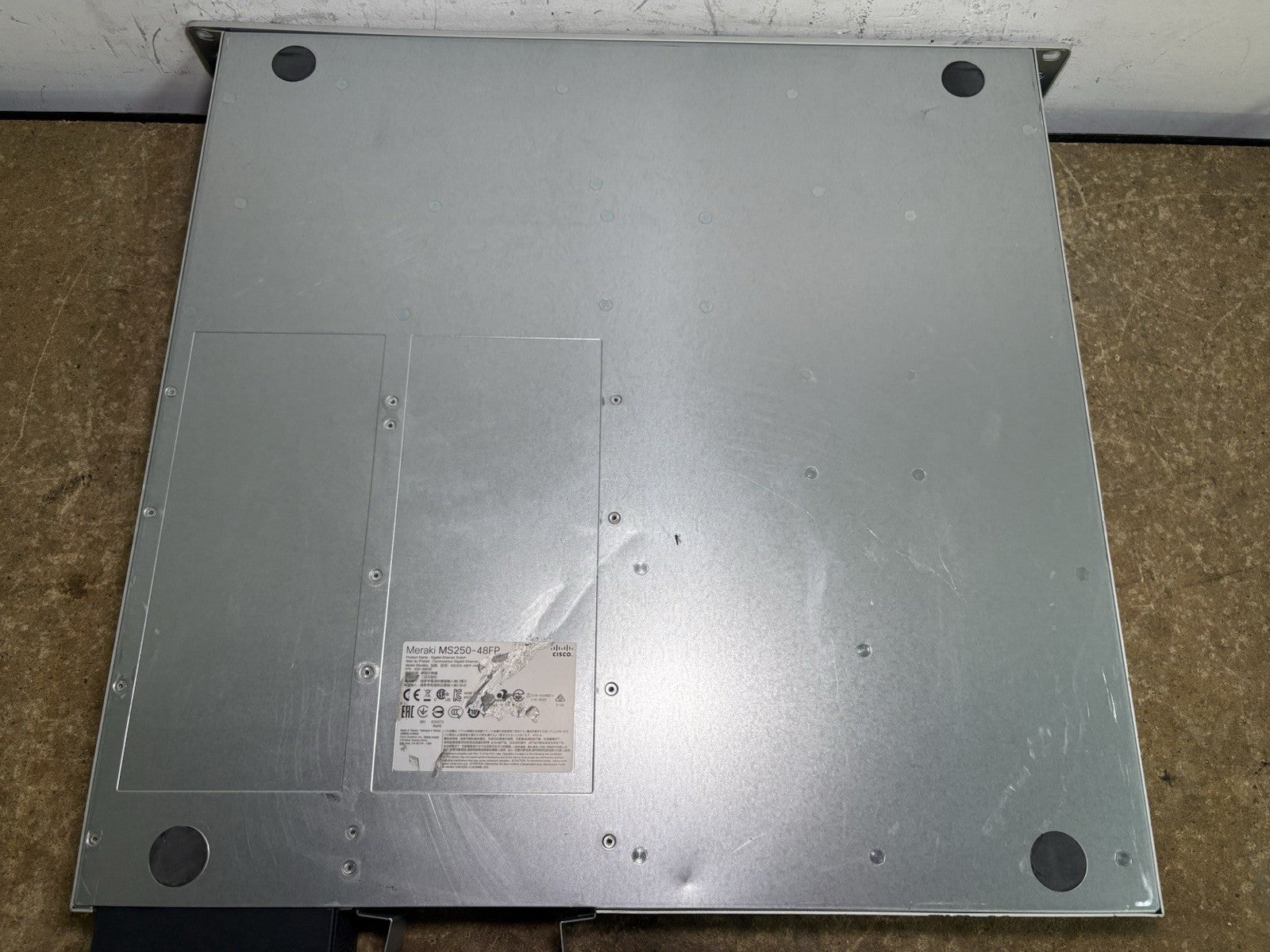 Cisco Meraki MS250-48FP-HW Gigabit Ethernet PoE UNCLAIMED Switch Single pwr sply