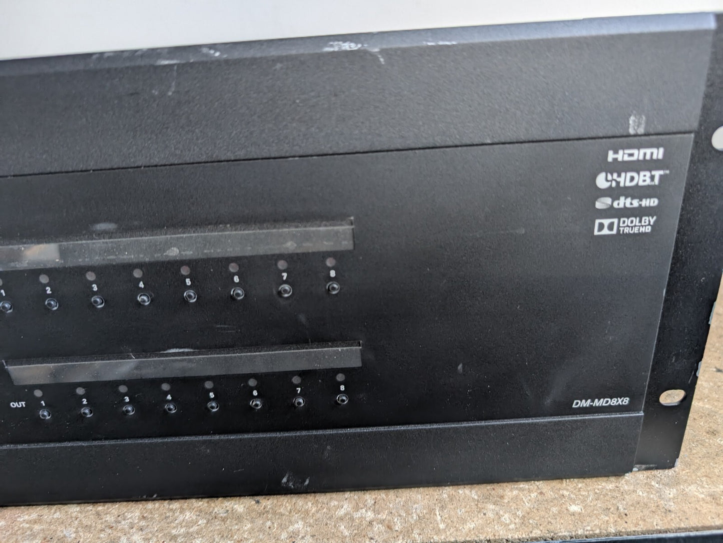 Crestron DM-MD8X8 W/ DMC-4K-HD DMC- STRO DMC-4K-CO-HD Cards