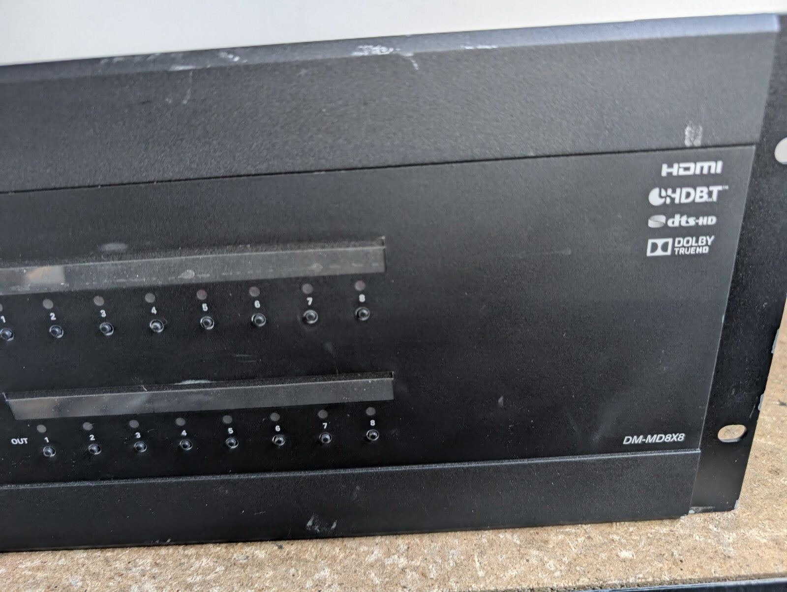 Crestron DM-MD8X8 W/ DMC-4K-HD DMC- STRO DMC-4K-CO-HD Cards