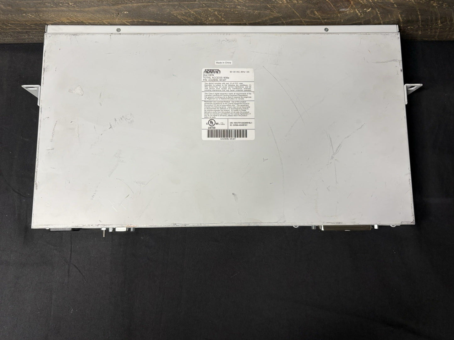ADTRAN TOTAL ACCESS TA 908e 2nd Gen DUAL DSP VOIP GATEWAY 4242908L1#CMT