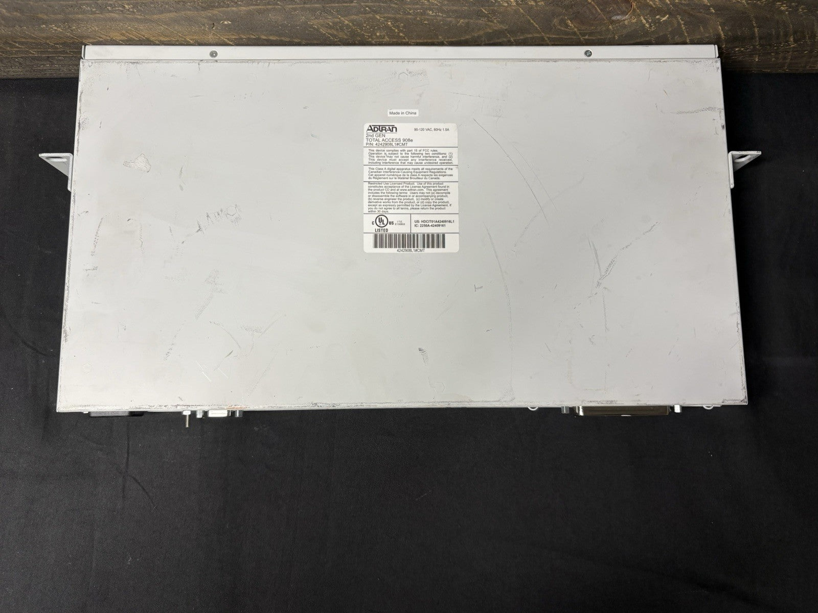 ADTRAN TOTAL ACCESS TA 908e 2nd Gen DUAL DSP VOIP GATEWAY 4242908L1#CMT