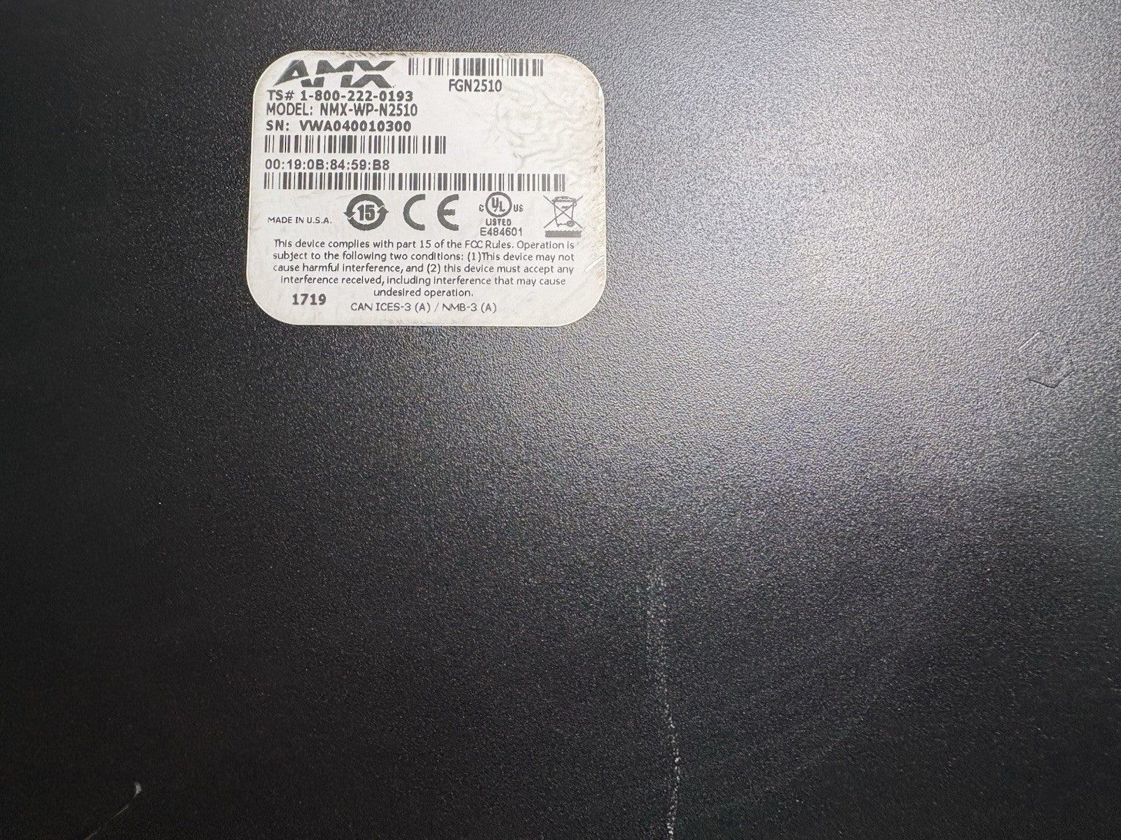 AMX NMX-WP-N2510 N-Series SVSI Networked AV Windowing Processor