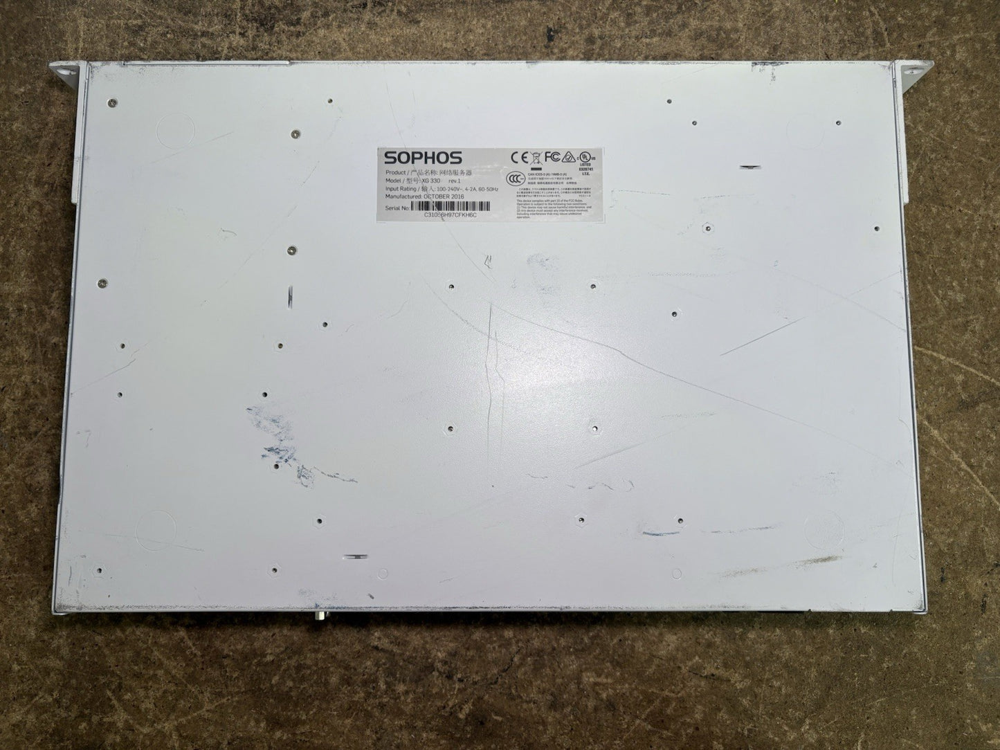 SOPHOS XG 330 REV.1 FIREWALL SECURITY APPLIANCE