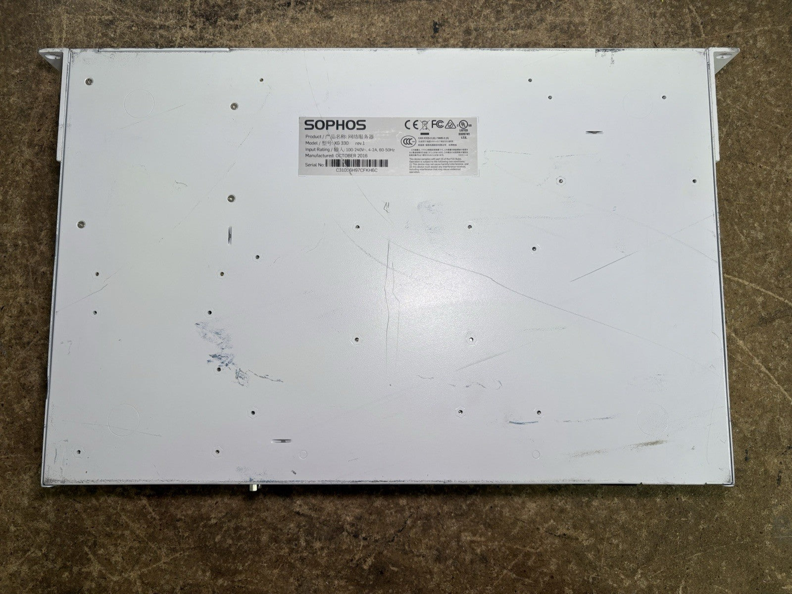 SOPHOS XG 330 REV.1 FIREWALL SECURITY APPLIANCE