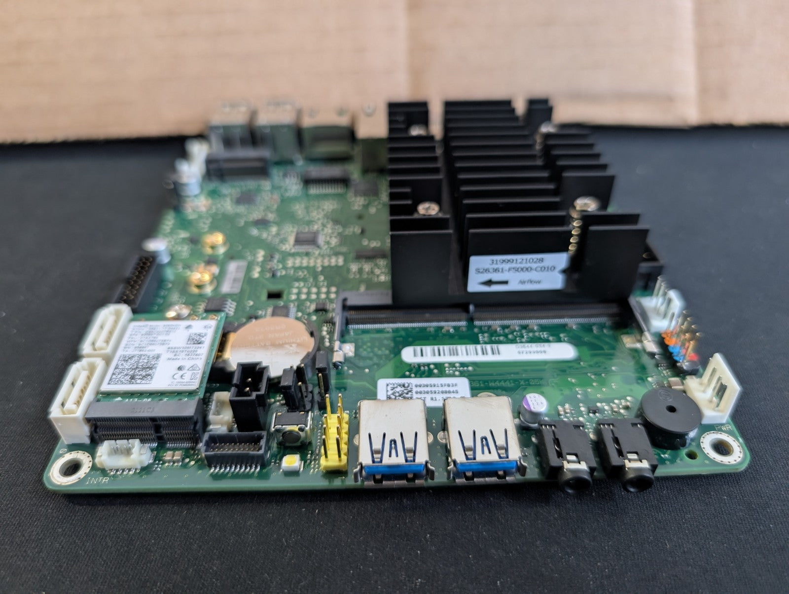 D3544-S34-3 Kontron Mini-ITX Industrial Motherboard J5005 CPU NO RAM NO SSD