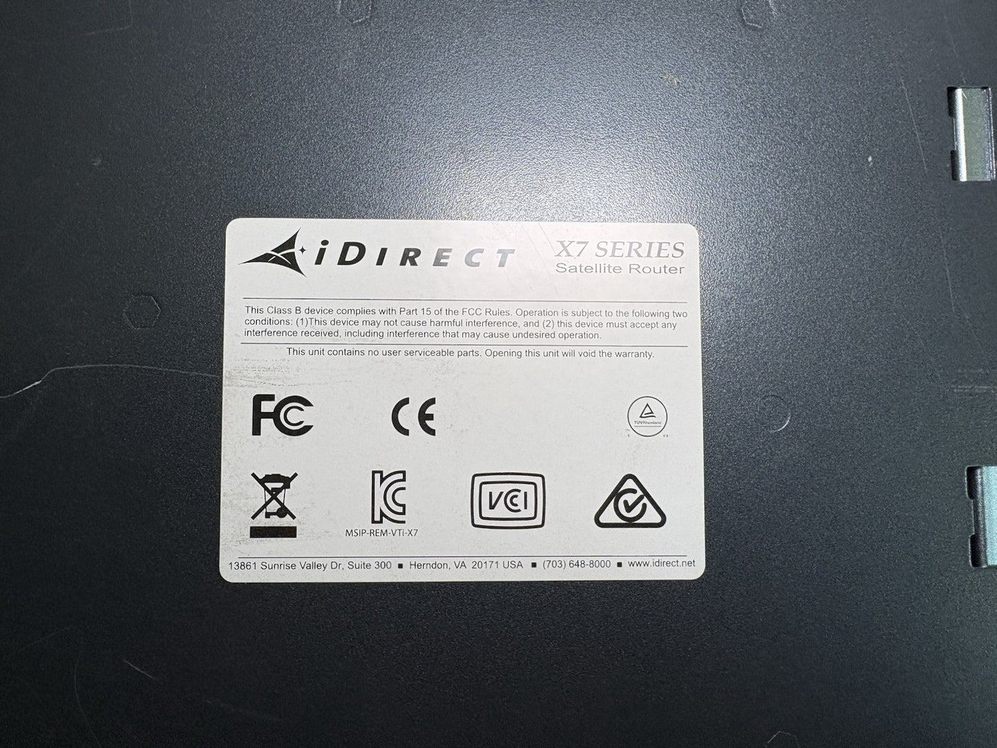 iDirect Evolution X7 Remote Satellite Modem Router