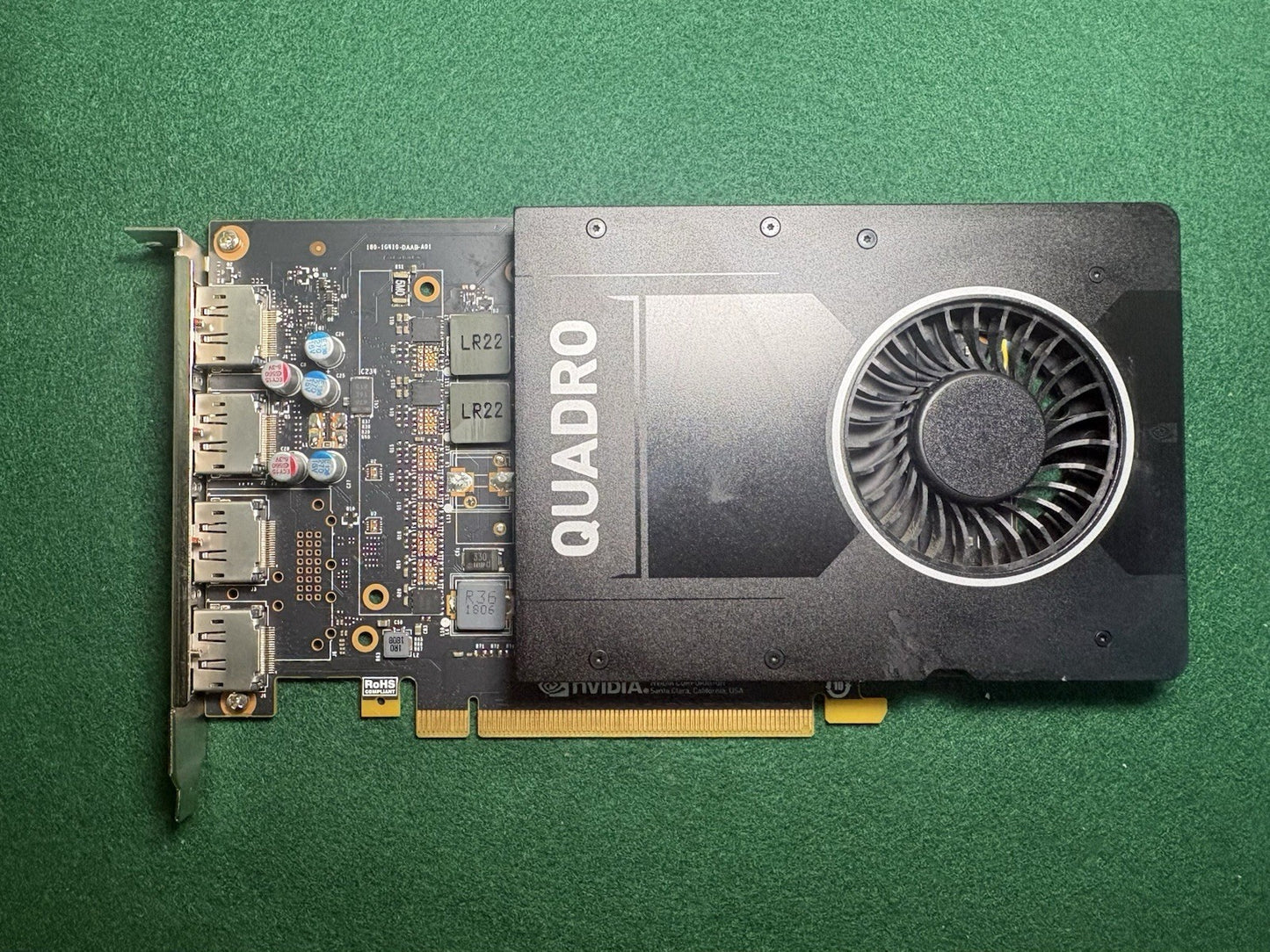 Lot of 8 DELL NVIDIA QUADRO P2000 GRAPHICS CARD | 087CG5 | 5GB GDDR5