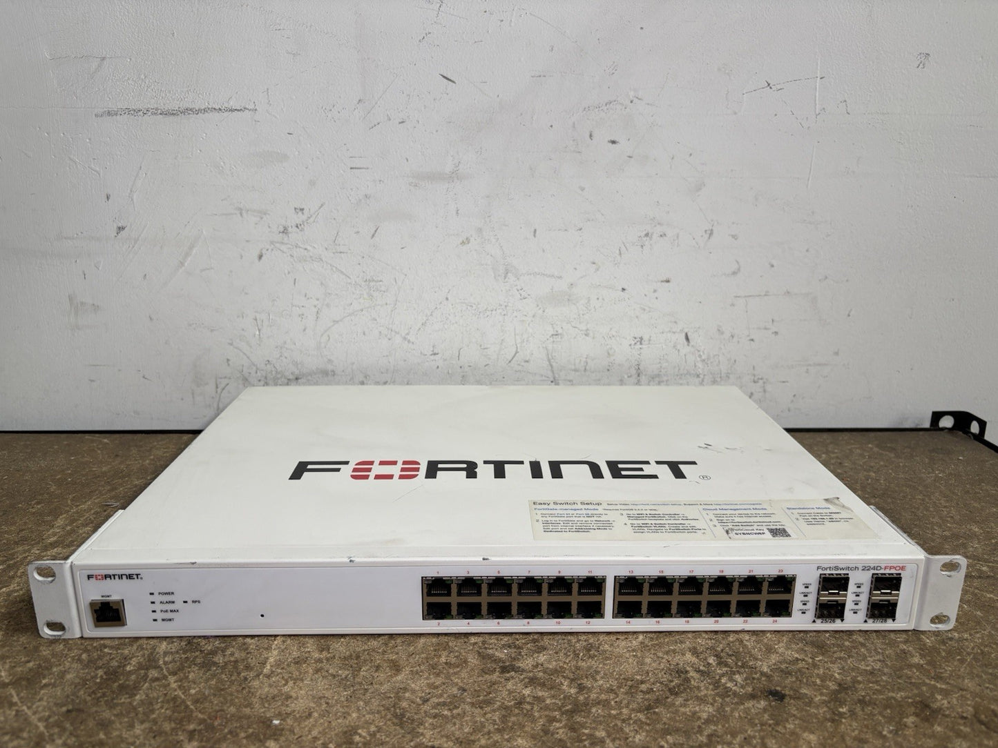 Fortinet PoE Switch 224D-FPOE Layer 2 PoE+ Switch(FS-224D-FPOE) claimed