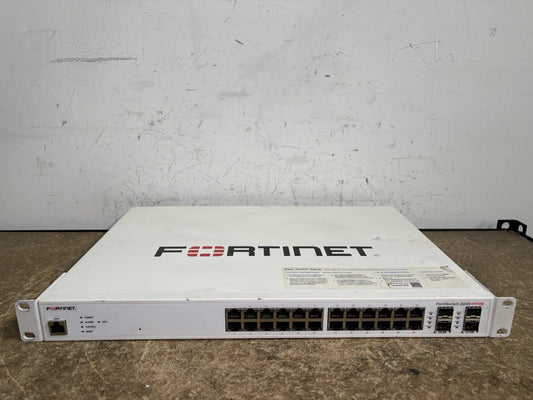 Fortinet PoE Switch 224D-FPOE Layer 2 PoE+ Switch(FS-224D-FPOE) claimed