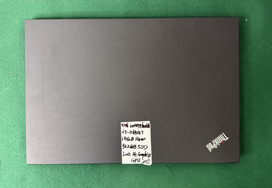 Lenovo ThinkPad P15s Gen 2 Intel i7-1165G7 2.8Ghz 16GB RAM 512GB 90-99% battery