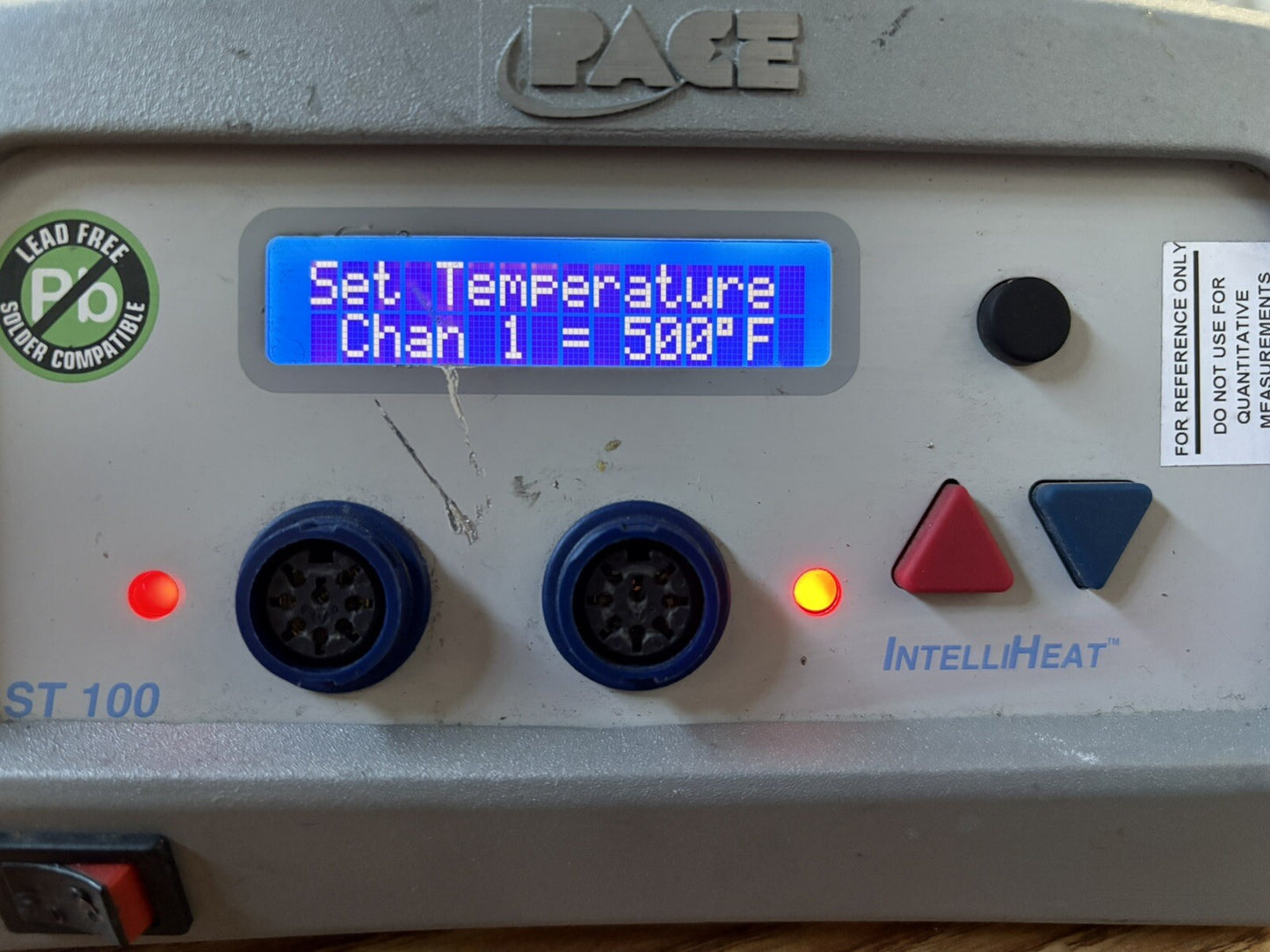 PACE ST 100 Dual Channel Digital Soldering Station Intelliheat Technology