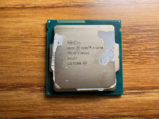 Intel Core I7-4770 CPU Processor 3.40 GHz Quad Core SR149