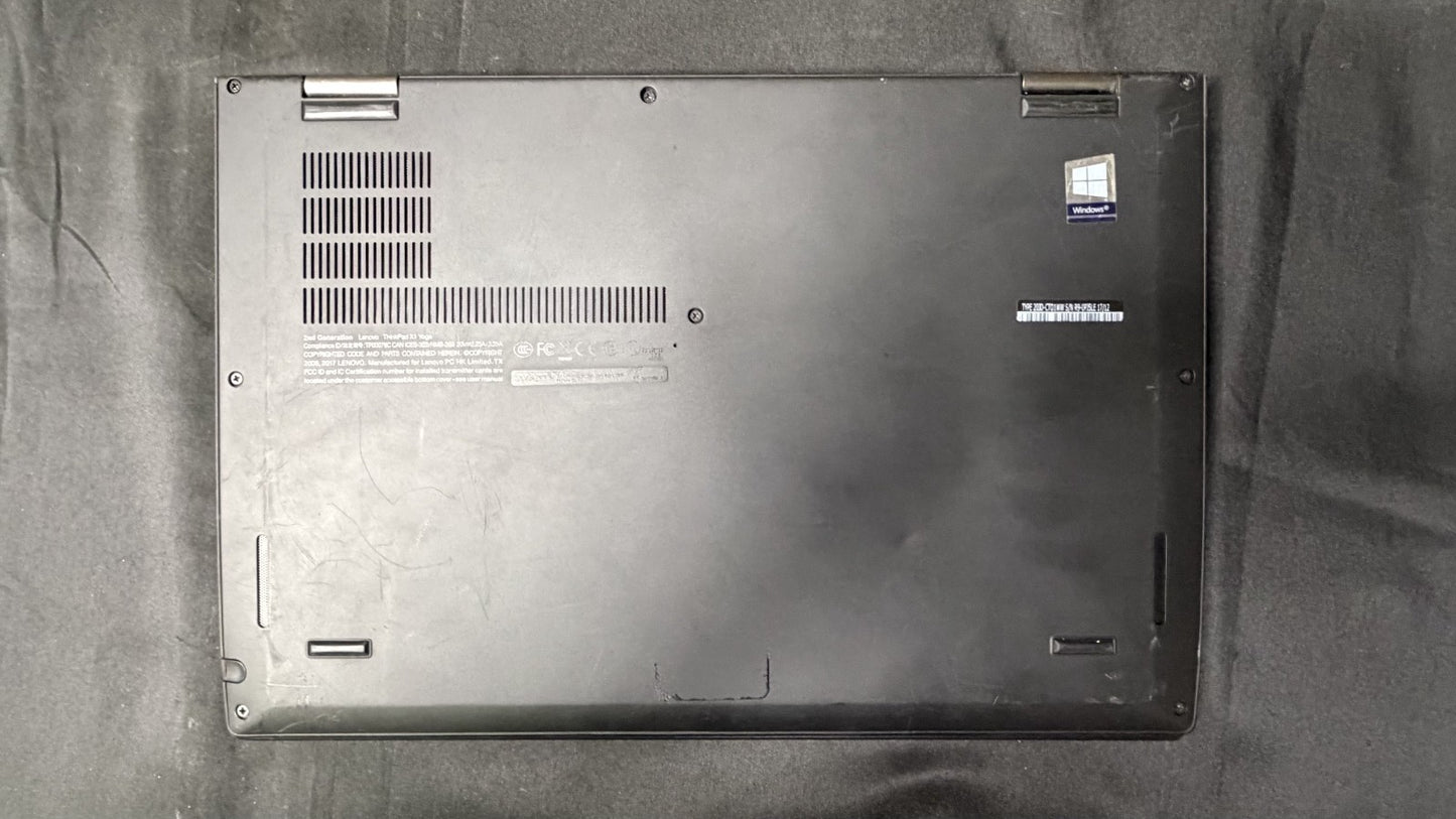 Lenovo ThinkPad X1 Yoga 2nd Gen Core i7-7500U 8GB RAM 1TB SSD Win 11