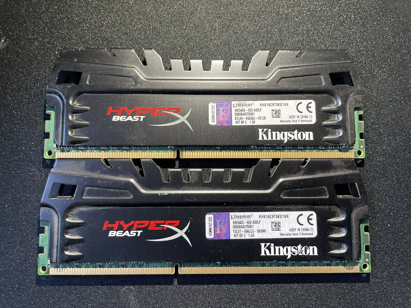 Kingston KHX16C9T3K2/16X HyperX Beast 16GB (2x8GB) DDR3-1600 PC3-12800 desktop