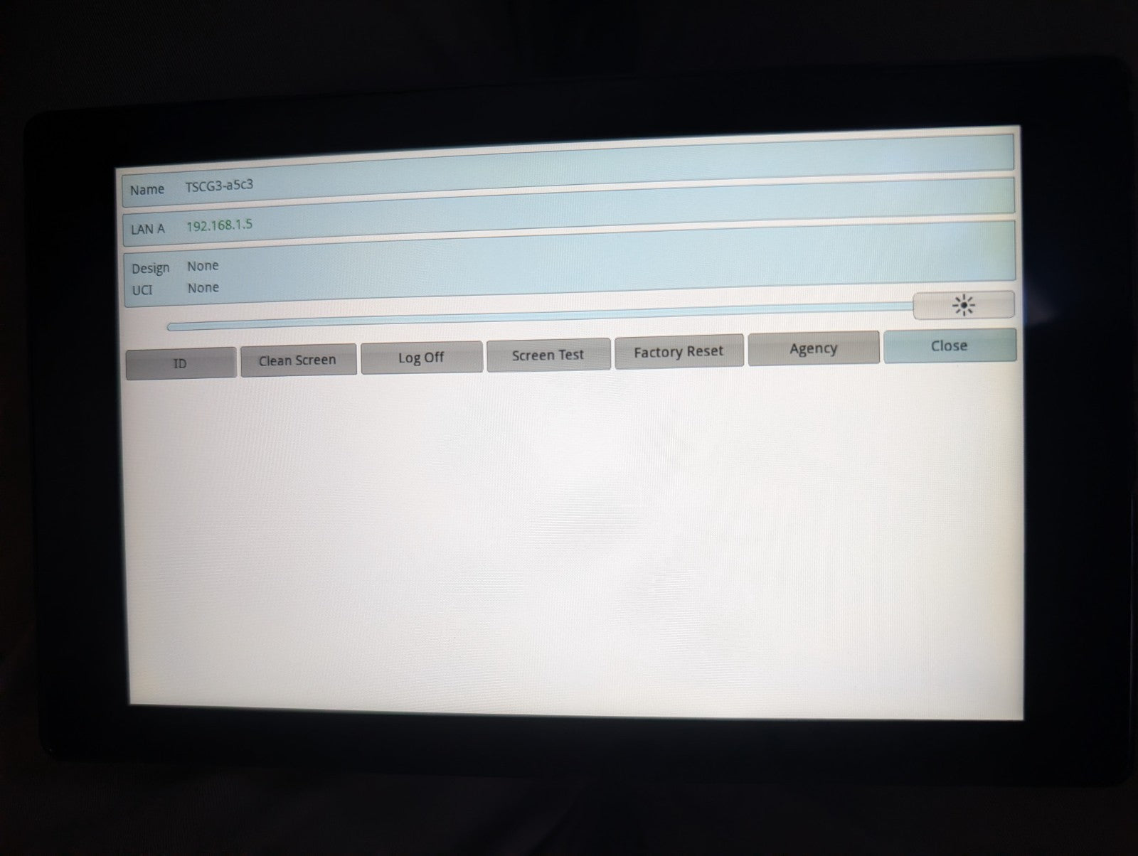 QSC Q-SYS TSC-70-G3 Touch Screen PoE