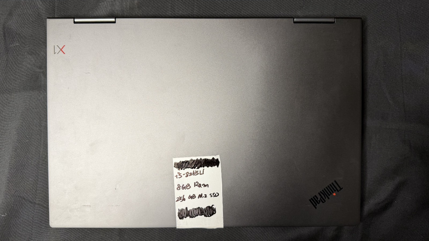 Lenovo ThinkPad X1 yoga gen 4, i5-8265U 8GB RAM 256GB SSD NO OS