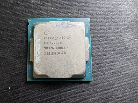 Intel Xeon E3-1270V6 3.8GHz 4 Core SR326 CPU Processor