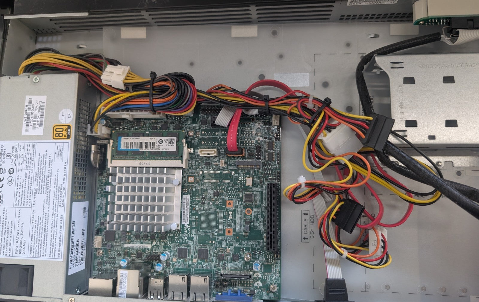 SuperMicro Server Intel Atom E3940 @ 1.6GHz 4GB RAM NO HD